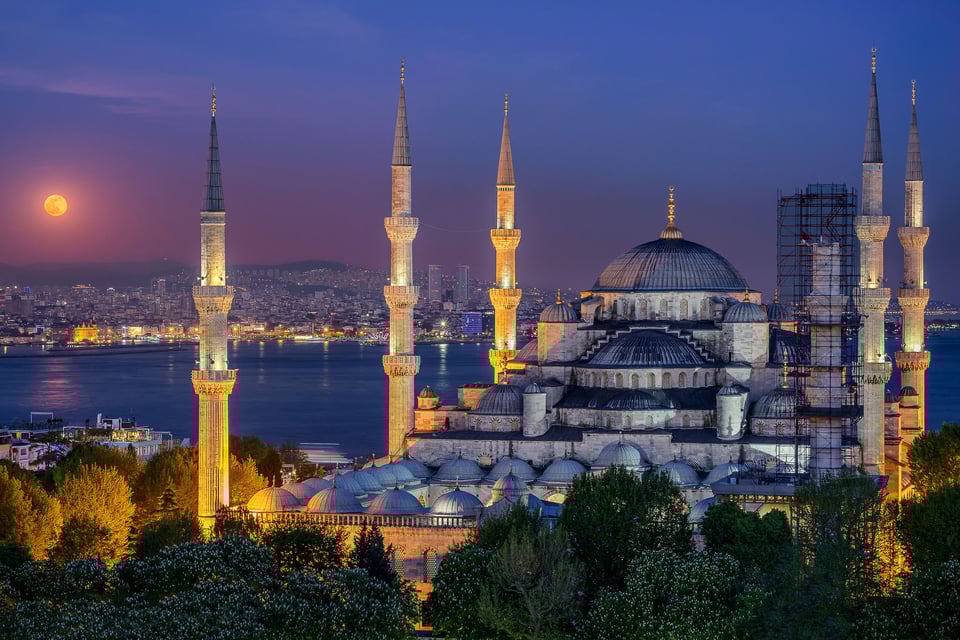 Sultanahmet - Blue Mosque, captured with Fuji XF 56mm f/1.2 R APD